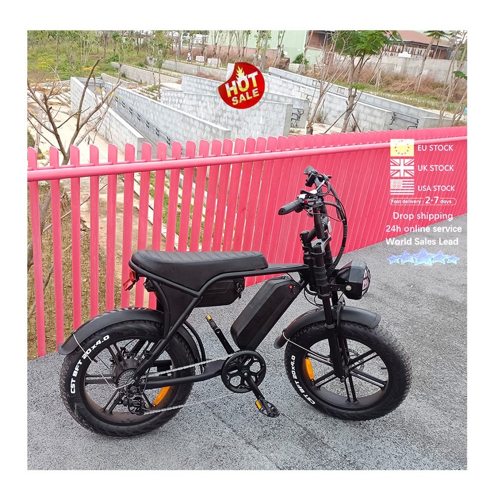 EU OUXI 250W Double battery ebike off road mountain e bike electric bicycle City Fat electric bike velo electrique V8 Max