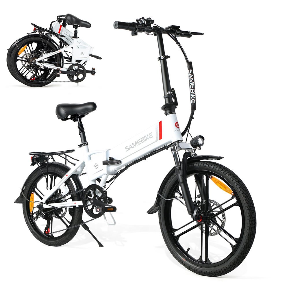 RTS Mini Folding Electric Bicycle 350W 48V 20 Inch Electric City Bike Foldable Electric Bike cheap adult 10.4AH lithium battery