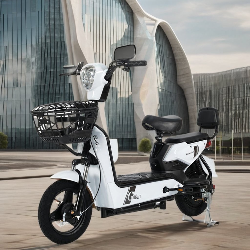 New 350W 48V12A Electric City Bike Sensor LCD Steel 40km Cycling Distance 2-Seater 40km Cycling Distance 2-Seater 40km