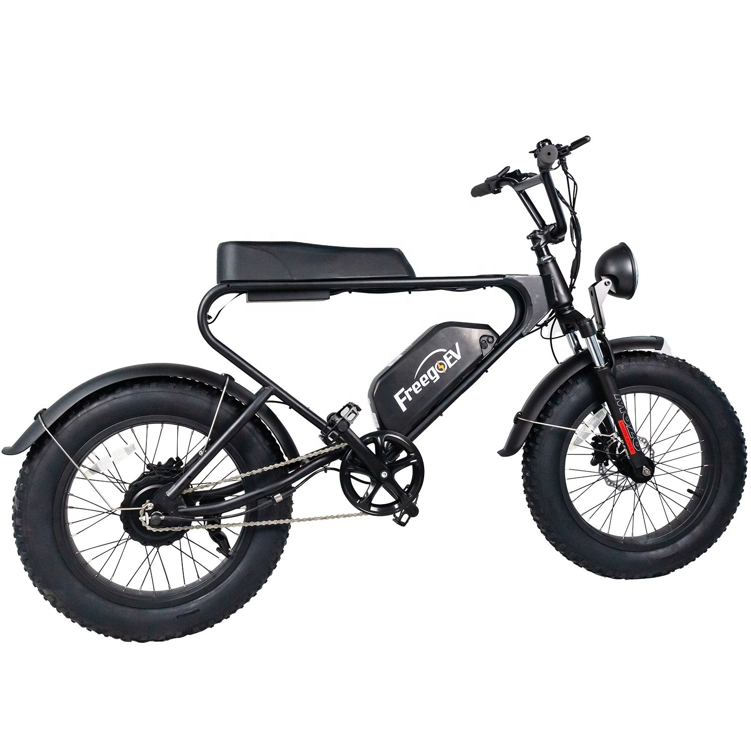 DK200 1200W 48V 20Ah 40-65km Single Gear 20''x4'' Fat Tire Electric Bike