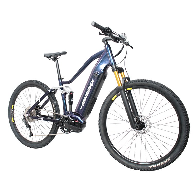 Factory Wholesale Ebike 29 inch 350W Bike With Full Suspension 10AH for Mid motor for Electric mountain Bike