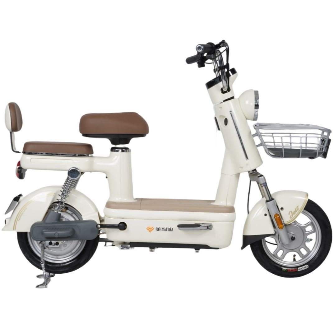 Long Range Travel Bicycle Electric Scooter Bike 350W Motor 4-8h Recharging Time 6 Speed Integrated Lead-Acid Commuting City