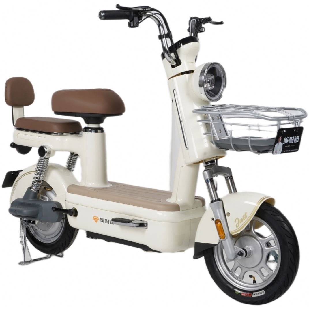Long Range Travel Bicycle Electric Scooter Bike 350W Motor 4-8h Recharging Time 6 Speed Integrated Lead-Acid Commuting City
