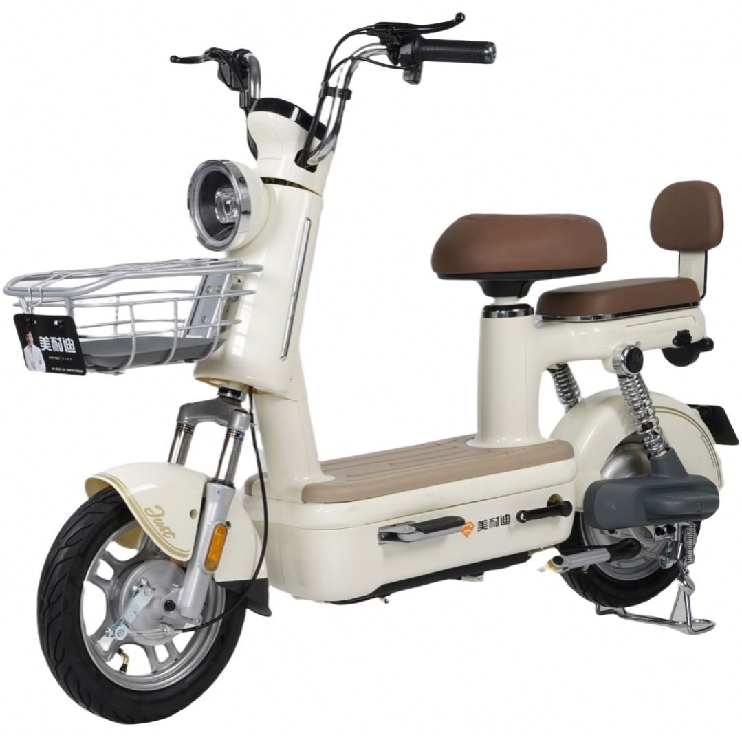 Long Range Travel Bicycle Electric Scooter Bike 350W Motor 4-8h Recharging Time 6 Speed Integrated Lead-Acid Commuting City