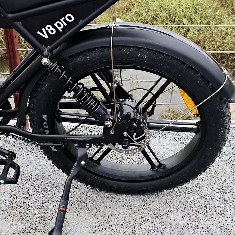 OUXI V8 PRO 24 Inch Electric Mountain Bike Big Tire Fat E Bikes Adults 25km/h Speed 60km Range Lithium Buy USA/EU Warehouse