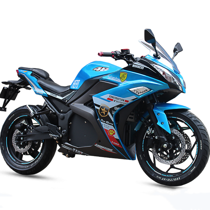 High power 3000w 5000w 72V electric motorcycle high speed 2 wheel adult other racing motorcycles display racks