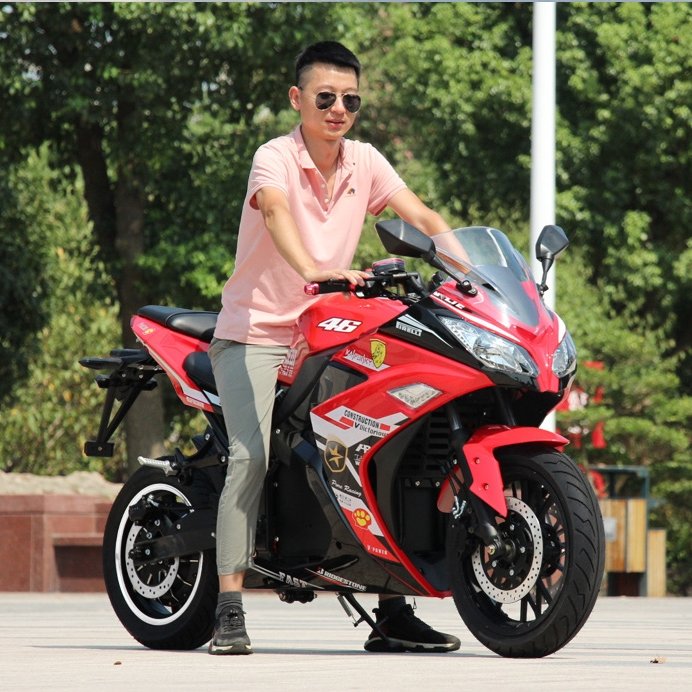 High power 3000w 5000w 72V electric motorcycle high speed 2 wheel adult other racing motorcycles display racks