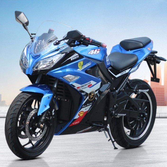 High power 3000w 5000w 72V electric motorcycle high speed 2 wheel adult other racing motorcycles display racks