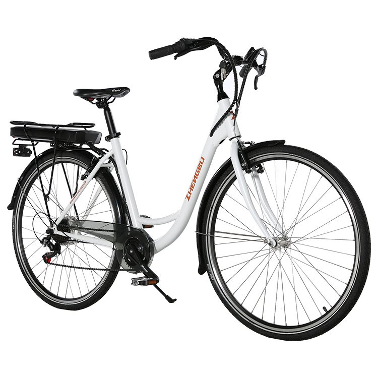 ZHENGBU X4 28inch 36V 7.5AH Steel Frame Shimano 7 Speed Electric City Bike