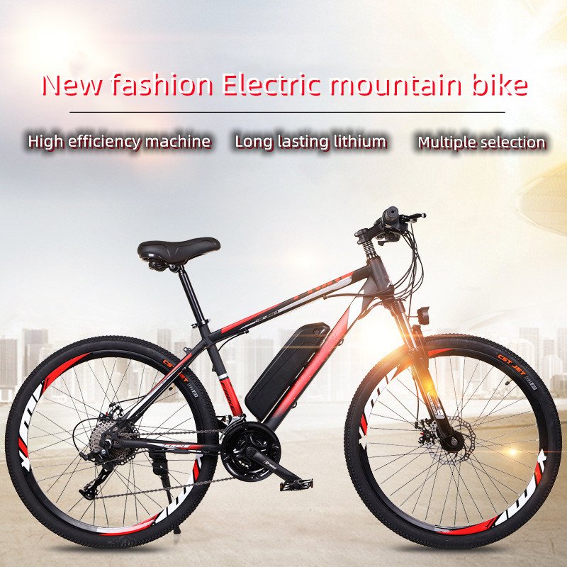 Electric Mountain Bike Long Endurance Power Assisted City Mountain Bicycle 26 Inch 21 Speed Electronic CE Rear Hub Motor
