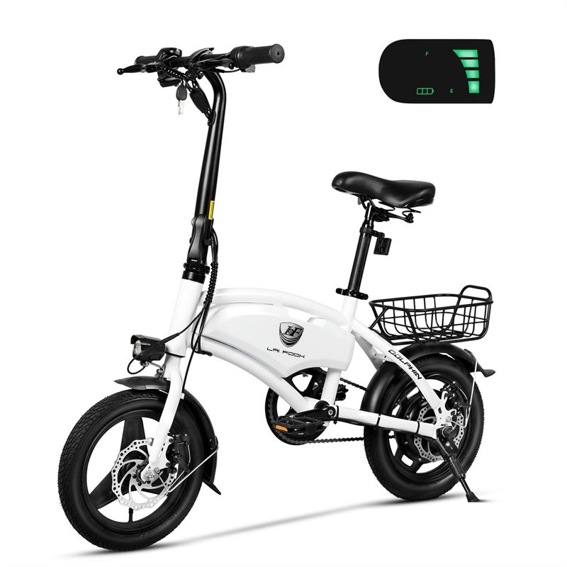 Cheap price Dolphin Mini Folding Electric Bicycle 250W 25km/h 14 Inch Electric City Bike Foldable Ebike for adult