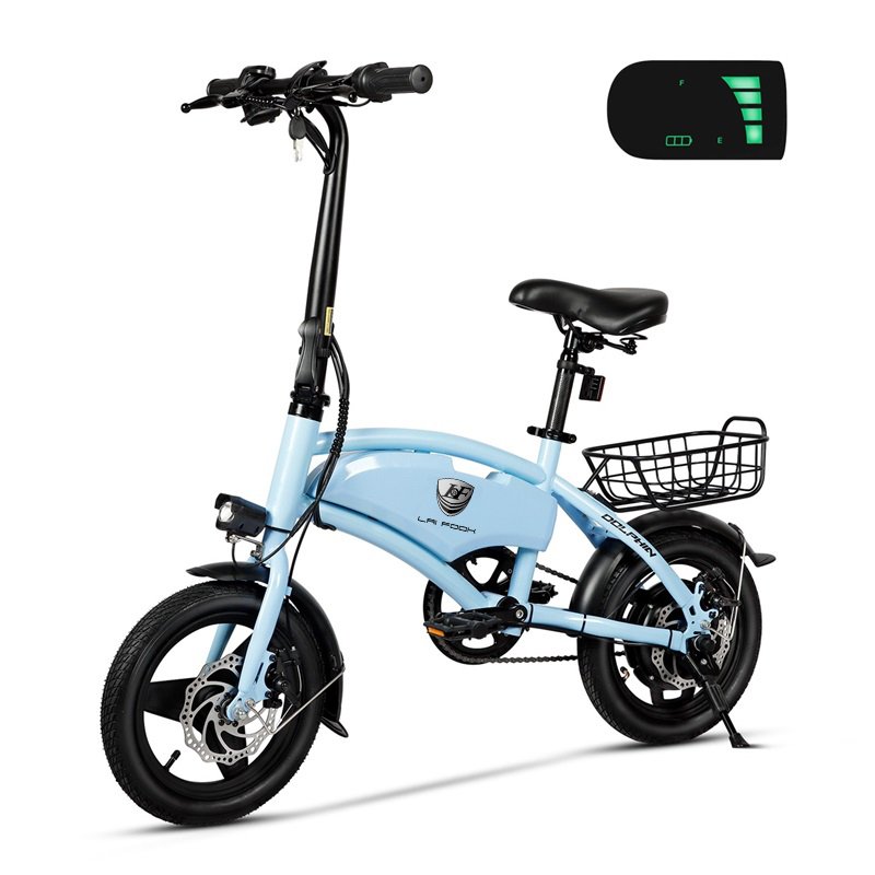 Cheap price Dolphin Mini Folding Electric Bicycle 250W 25km/h 14 Inch Electric City Bike Foldable Ebike for adult