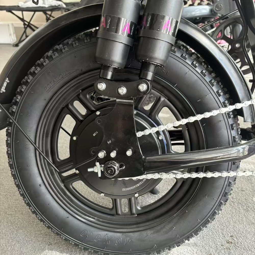 1000w 16inch Fat Tire E-bike 20ah Urban Electric Bicycle 50km/h Adult Fatbike