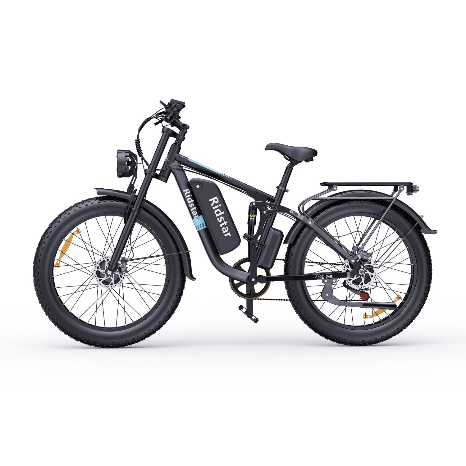 Dual Motor 2000W 2024 New Design Electric Mountain Bikes E26PRO 48V 23AH 26 Inch Fat Tire Electric Bikes Off Road Electric Bike