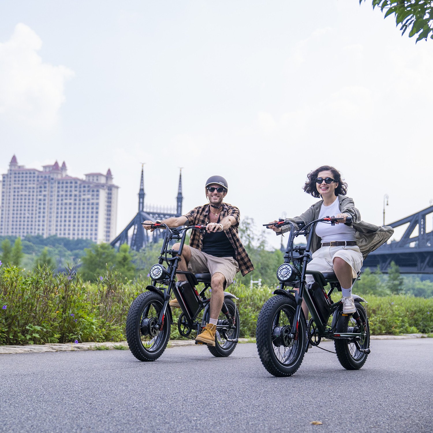 EU Netherlands V20 V8 S8 250W Electric City Bike 48V 17.5Ah Dual Suspension Electric Bicycle Wholesale 20inch fat tire E-bike