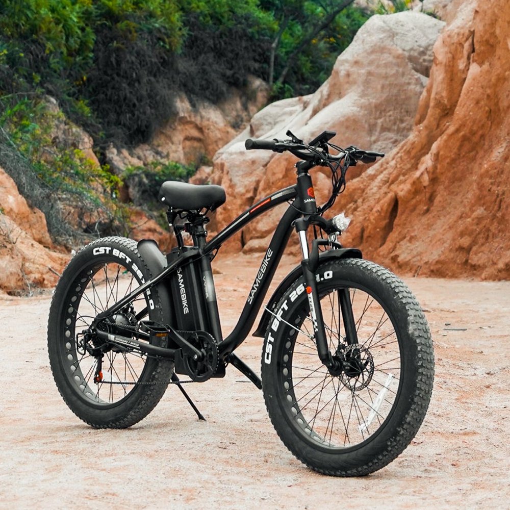2022 New arrival EU warehouse 750w 48v 7 Speed Gears fat tire aluminium electric mountain bike e bike ebike