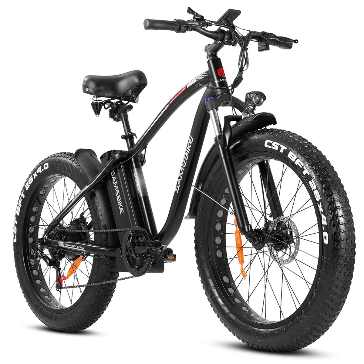 2022 New arrival EU warehouse 750w 48v 7 Speed Gears fat tire aluminium electric mountain bike e bike ebike
