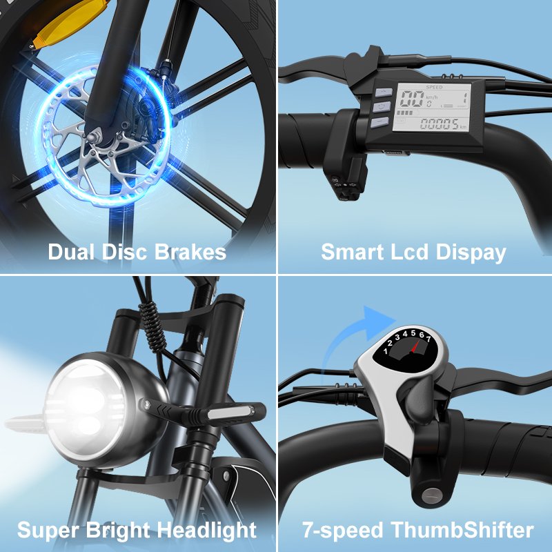 Dropshipping USA EU warehouse JANSNO X50 48V 15Ah electric Bicycle 750W 25KM/H Fat tire Mountain electric Bike