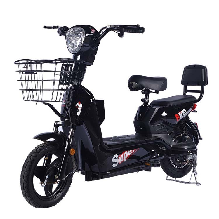 Factory Outlet 2 Seats E Bike 48V 20Ah Urban Transport Adults Electric City Bicycle with LED Light