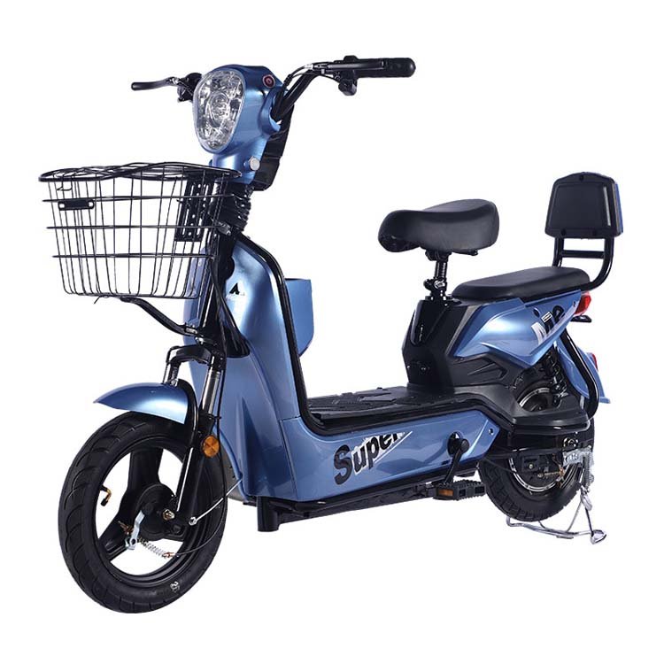 Factory Outlet 2 Seats E Bike 48V 20Ah Urban Transport Adults Electric City Bicycle with LED Light