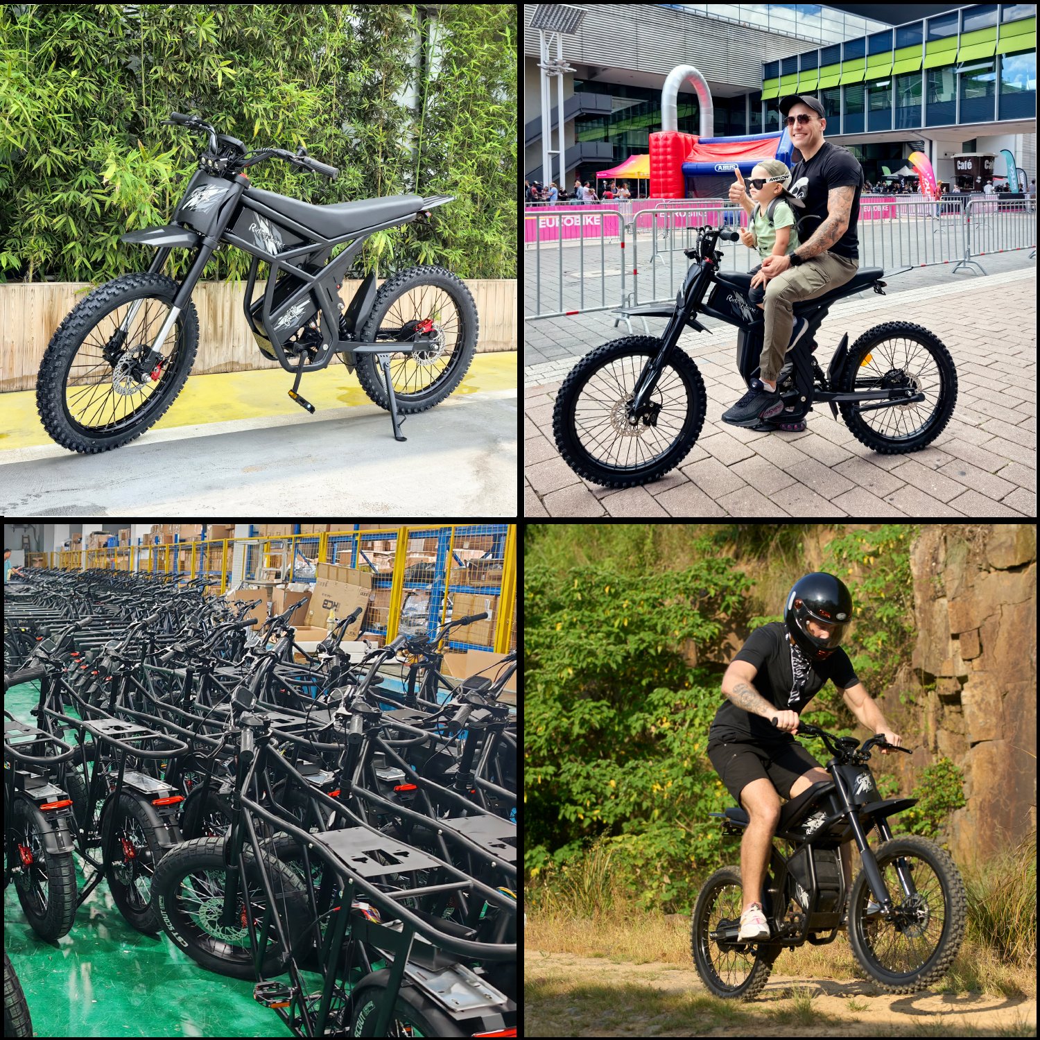 EU US 25 Inch Fat Tire Ebike 6000W Motor Big Battery Electric Cycle Electric Bicycle Full Suspension 60V Best Mountain E Bike