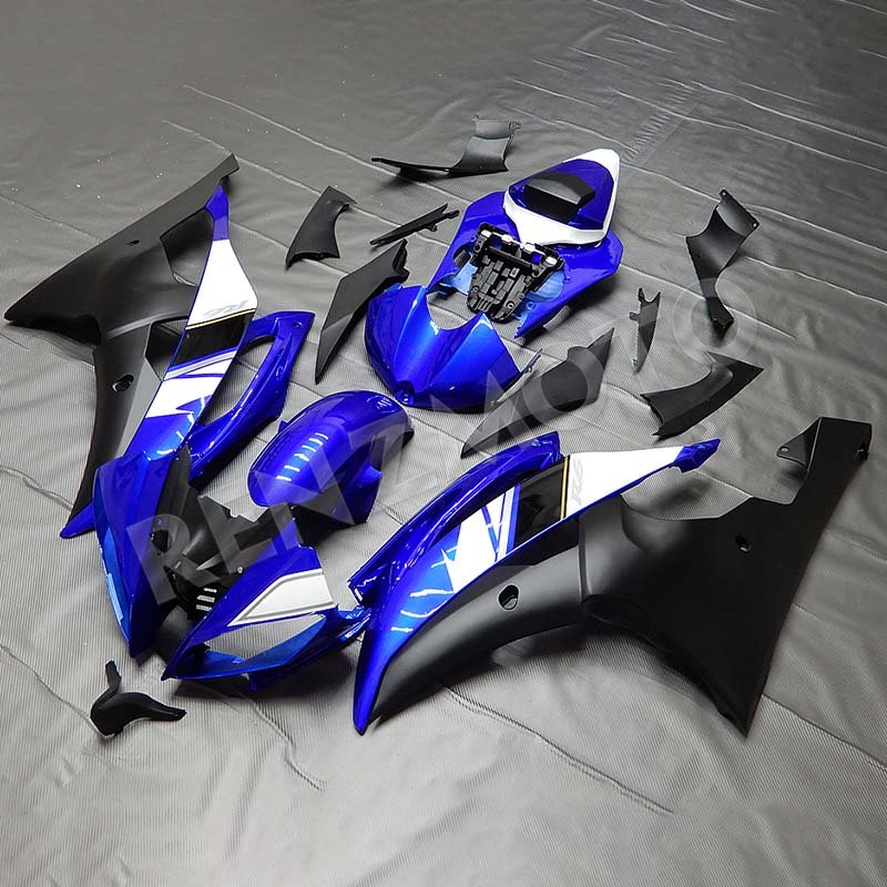 Full Motorcycle Fairings Fit For YZF R6 2008-2016 Abs Plastic Body Work black blue silver