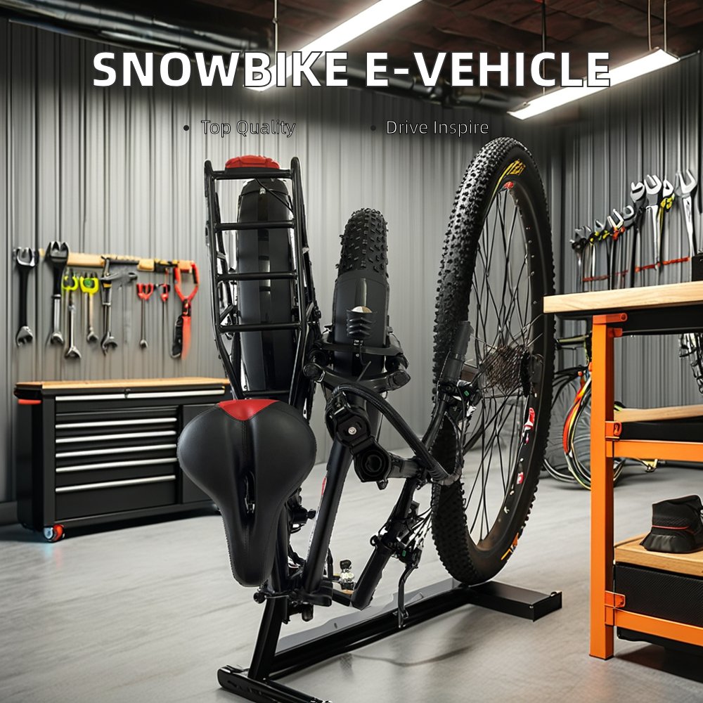 High-Speed 500W 48V Two-Wheeled Electric Sportbike Outdoor Cross-Country Snowbike with 72V Motor on Sale!