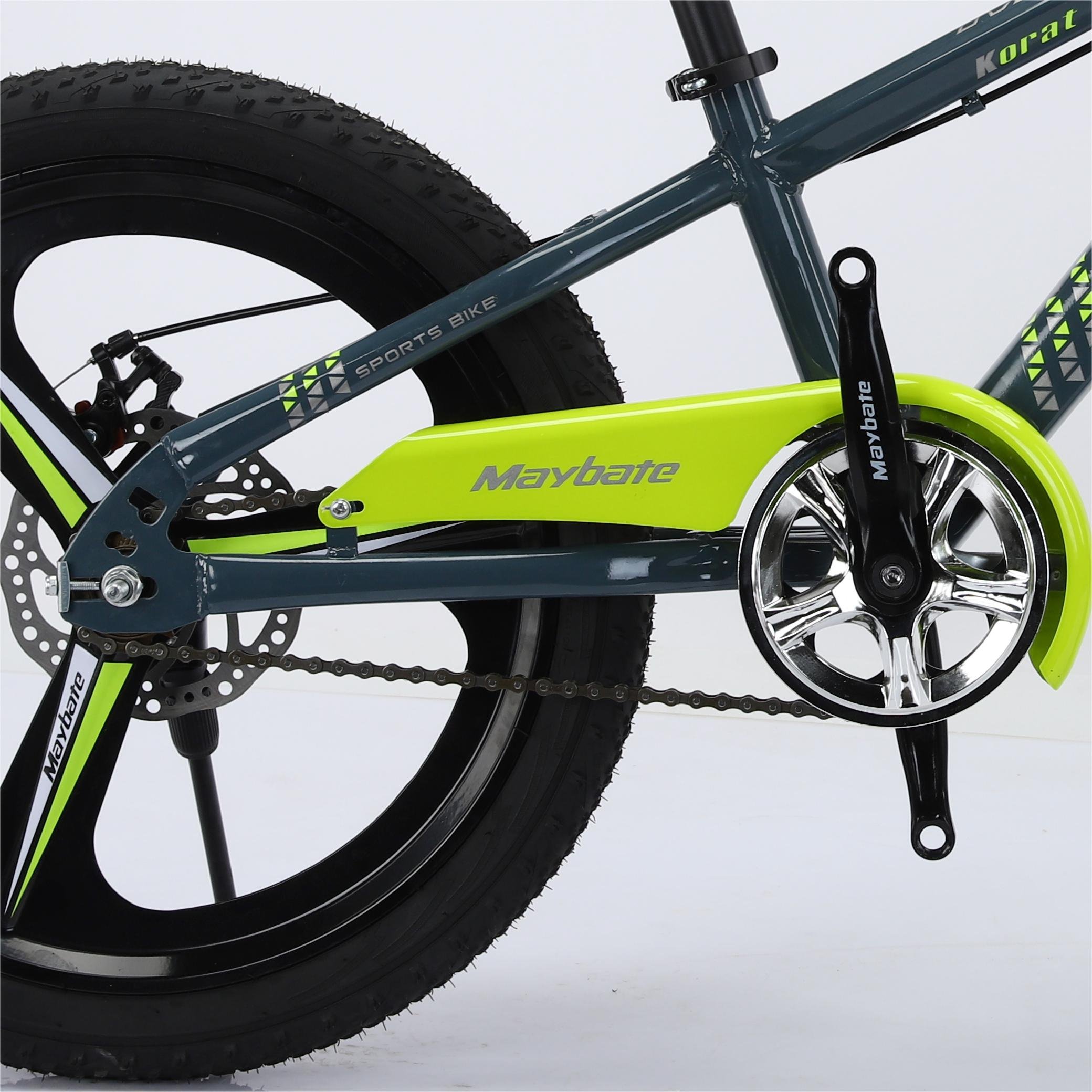 HANMA one-piece wheel New Model Kids 20 Inch Full Suspension Mountain Bike Wear-resistant Tire Fat Tire Road Bike In Stock