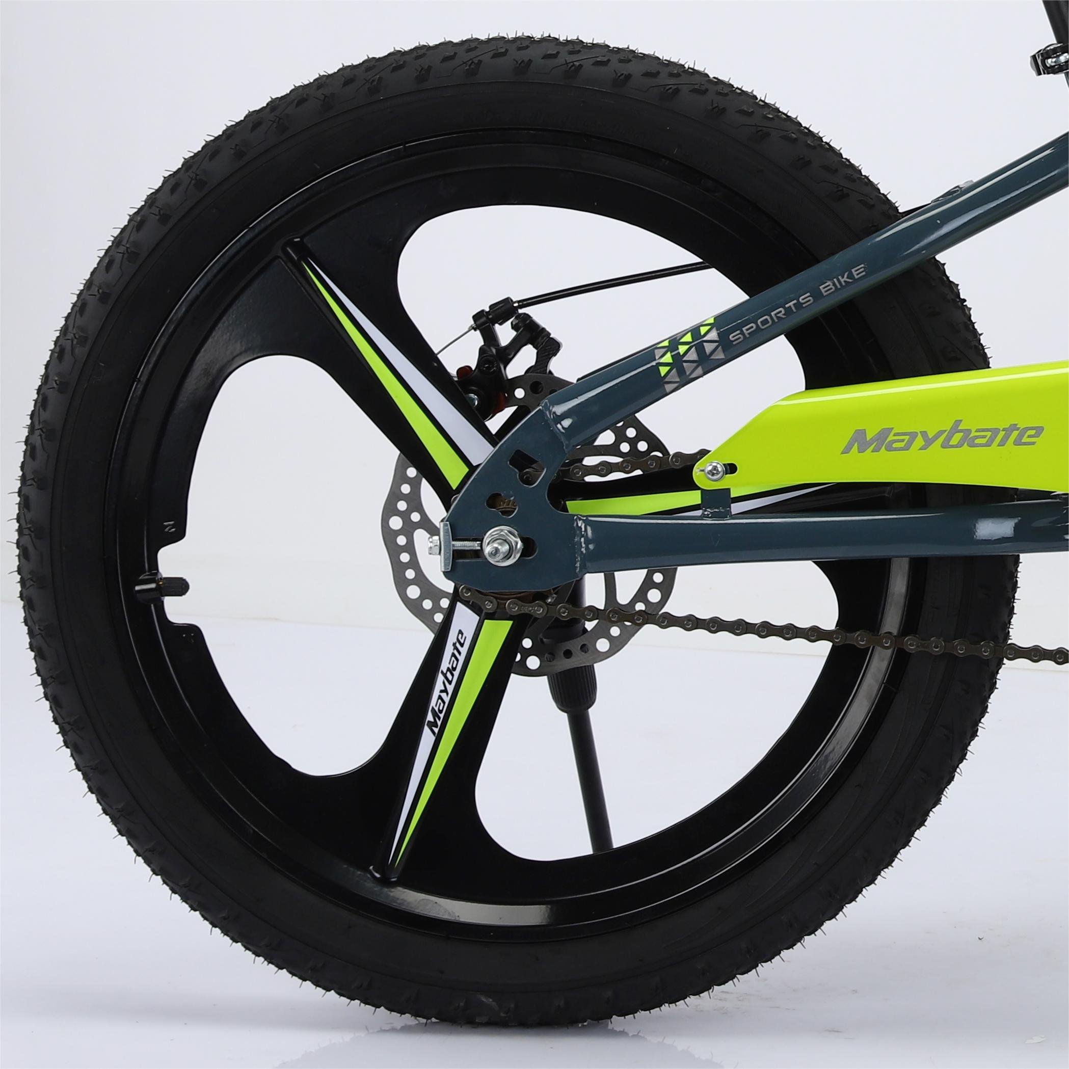 HANMA one-piece wheel New Model Kids 20 Inch Full Suspension Mountain Bike Wear-resistant Tire Fat Tire Road Bike In Stock