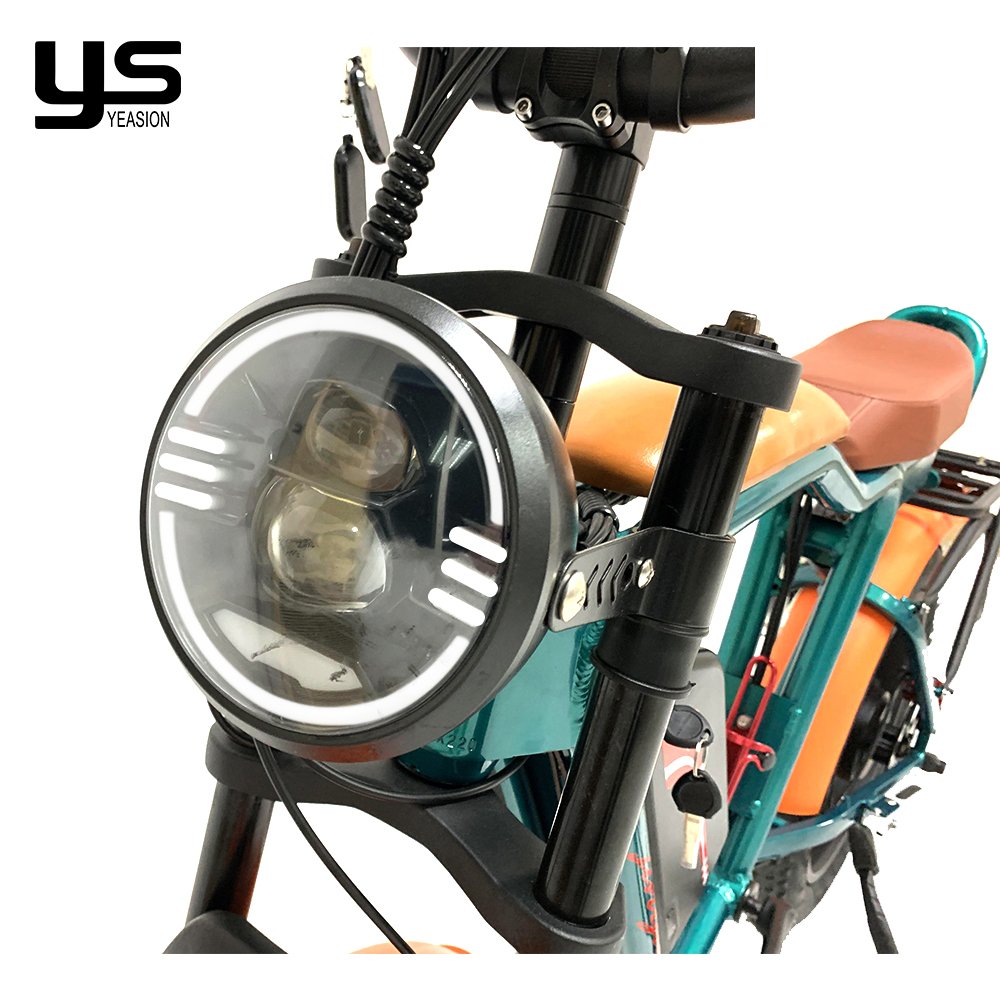 YEASION fat tire 1000w ebike v8 full suspension 48v 22ah lithium battery electric mountain bike 2024