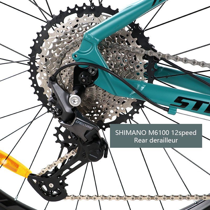 ALVAS STROM M6100 12 speed 29*17inchs Aluminum alloy MTB Bicycle Hydraulic Disc Brake Shock absorbing front fork mountain bike