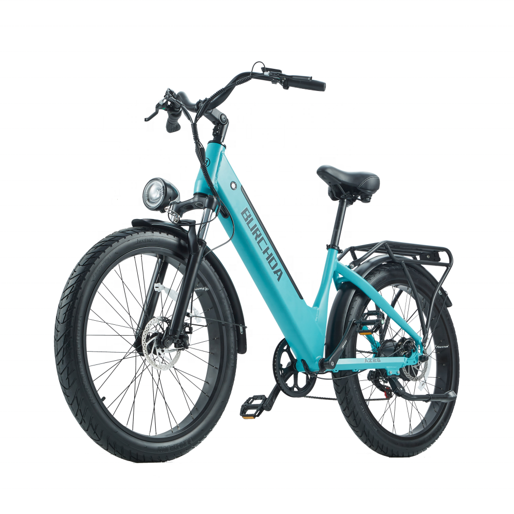 Customized Wholesale OEM Original Factory BURCHDA AZ26 500W48V20AH 26-inch aluminum alloy 2024 Fat Tire Electric Bike