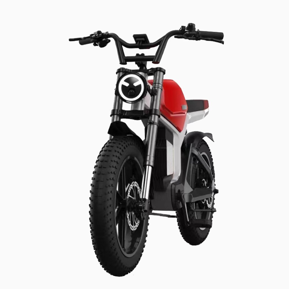 2024 new 20 inch moto electrica motorcycle 60V 1500W moped electric dirt 140N fat tire e bike mobility electric bike bicycle