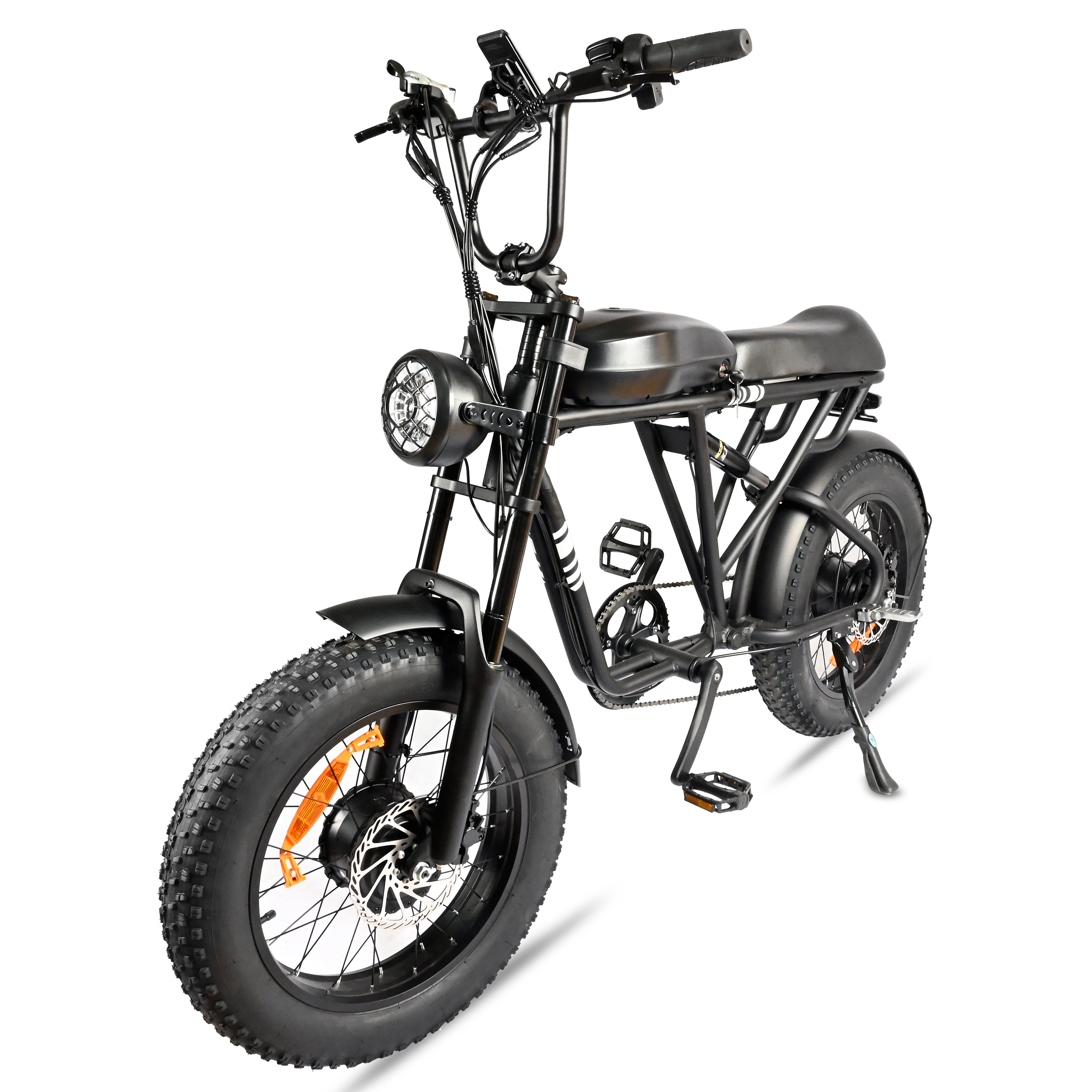 Factory Supply Dual Motor Dual Hydraulic Brake 2000W 48V 21AH Electric Mountain Bikes 7 Speed Gears Electric Bike For Adult