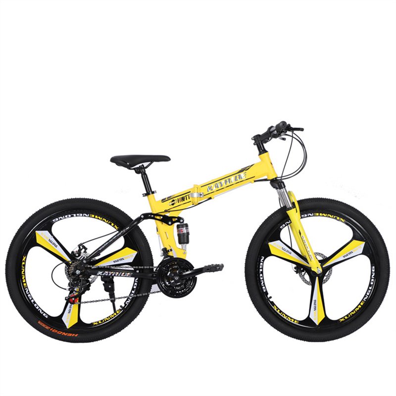 21/24/27 Speed Full Suspension Mountain Bike with 26/27.5/29 Inches Front Fork Pedal Disc Brake System Ordinary Braking System