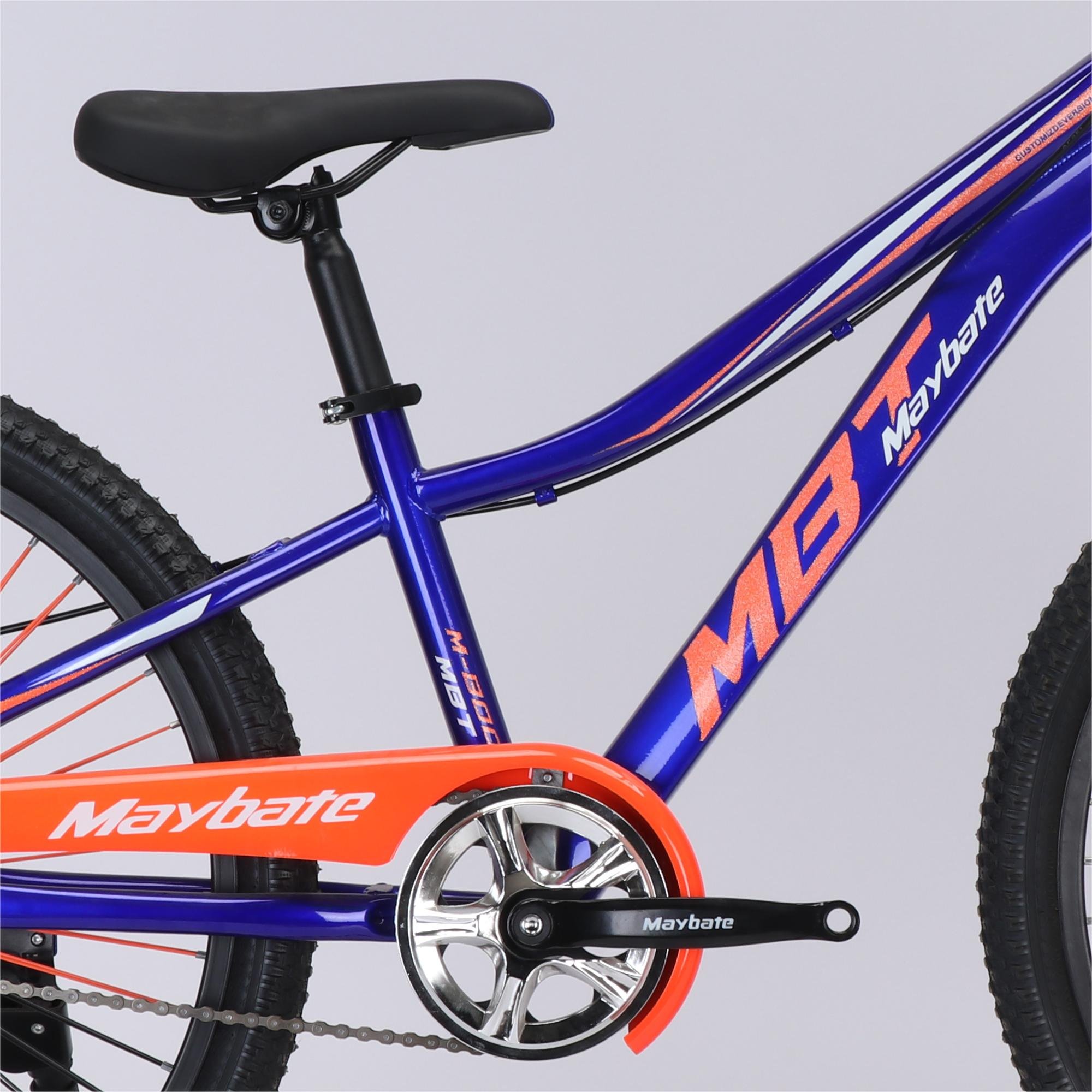 Factory Direct High Configuration Mountain Bike Adult Mountain Bike with Steel Frame Disc Brake Ordinary Pedal Mountain Bike