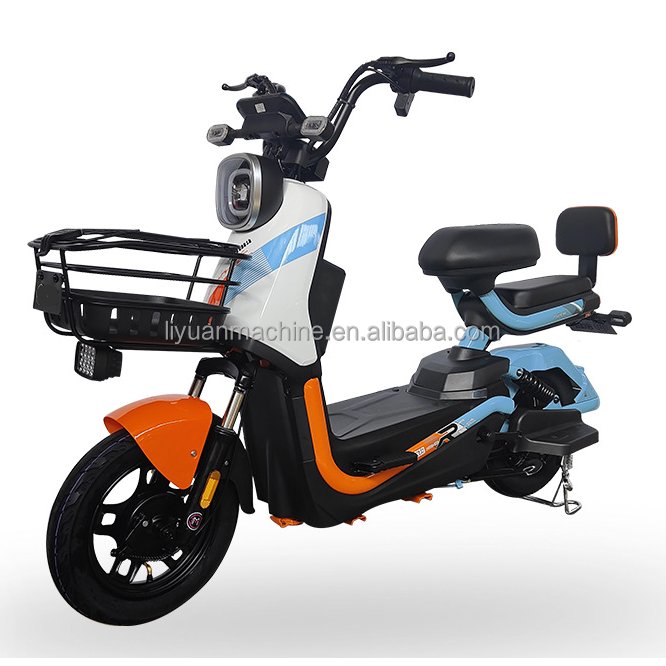 Cheap Electric City E-Bike with 48V 3 Speed Steel Frame Rear Carrier 350W Motor Power LED Display Two Wheels