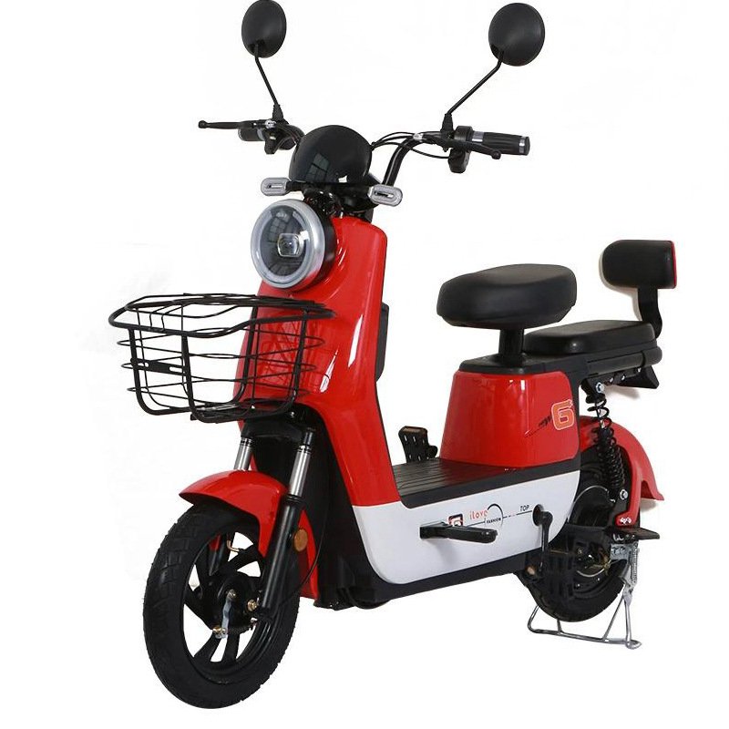 China Factory Manufacture 350W Electric City Bike New Cheap 48V 12A for Adults Power by Lithium Battery