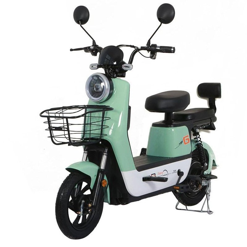 China Factory Manufacture 350W Electric City Bike New Cheap 48V 12A for Adults Power by Lithium Battery