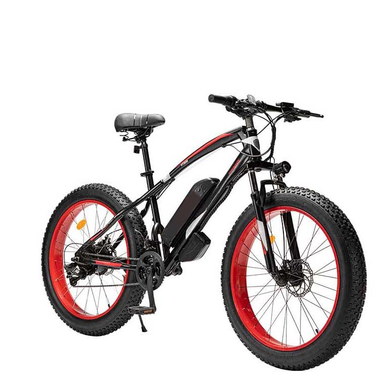 2024 Factory 1000w adult electric mountain bike 26" fat tyre 36V 48V 8AH 10AH 350W variable speed electric snow bike beach ebike