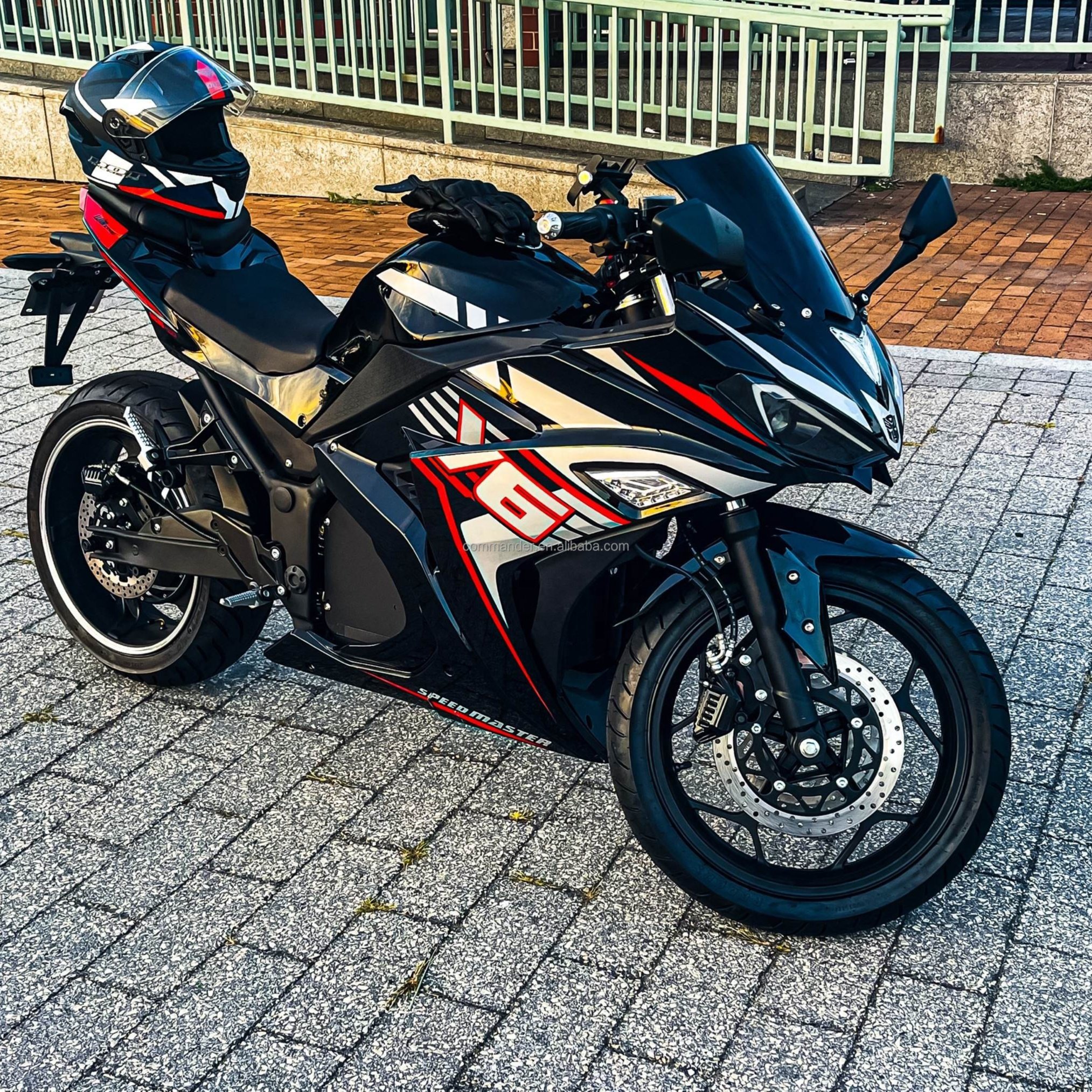 Commander super electric motorcycles for adult with 3000w 5000w 10000w motor and 72v 120ah lithium battery