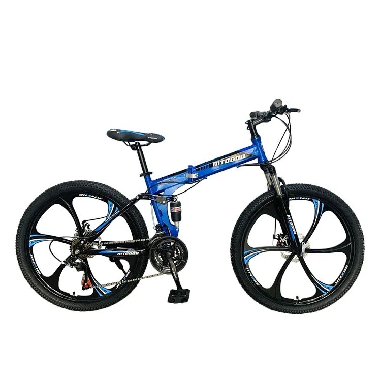 Hot Rines de Fibra de Carbono Para Bisicletas de Ruta 24~29" Alloy/Steel 21/24/27S Cycle Folding Mountain Bike for Men/Unisex