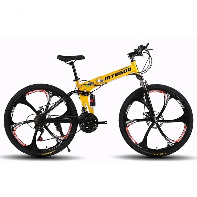 Hot Rines de Fibra de Carbono Para Bisicletas de Ruta 24~29" Alloy/Steel 21/24/27S Cycle Folding Mountain Bike for Men/Unisex