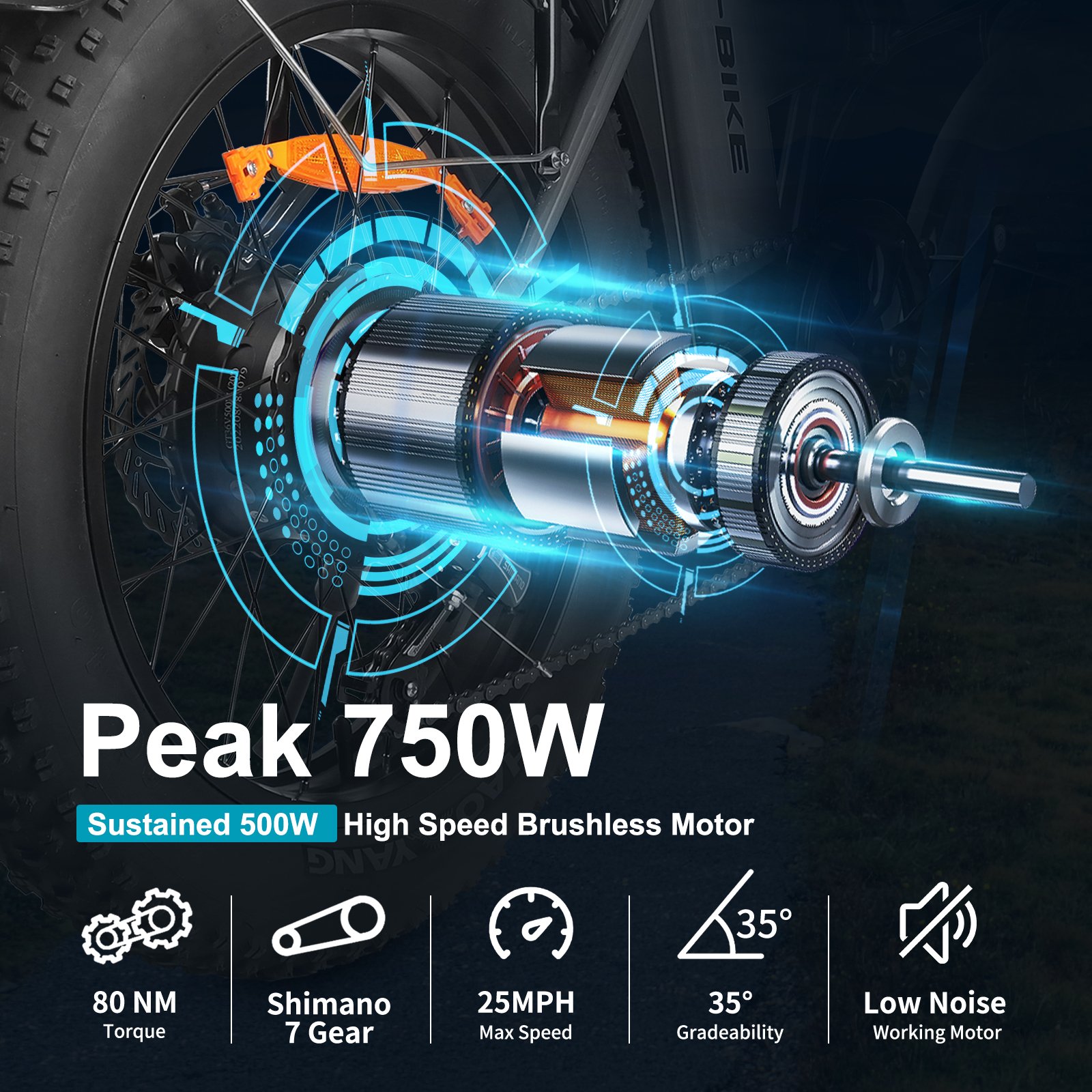 Cheap Dual Motor Adult Folding Electric Mountain Fat Bike 20 inch E Bike 500W 36V Foldable Electric Bike
