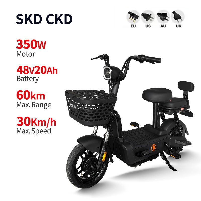 OPAI cheap wholesale electric city bike motorcycle 48v 350w motorbike electric bike scooter moto elettrica with rear backrest