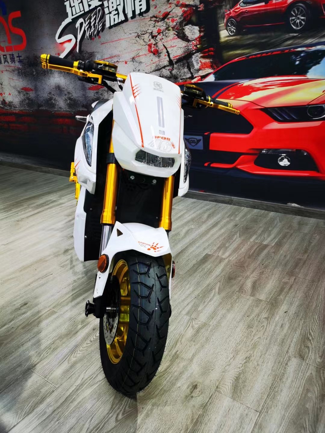Factory Sale Direct Cheap Electric Scooters Powerful Adult Sportbike 3kw Ckd Disc Brake Racing Kick Motorbike 2 Wheel Motorcycle