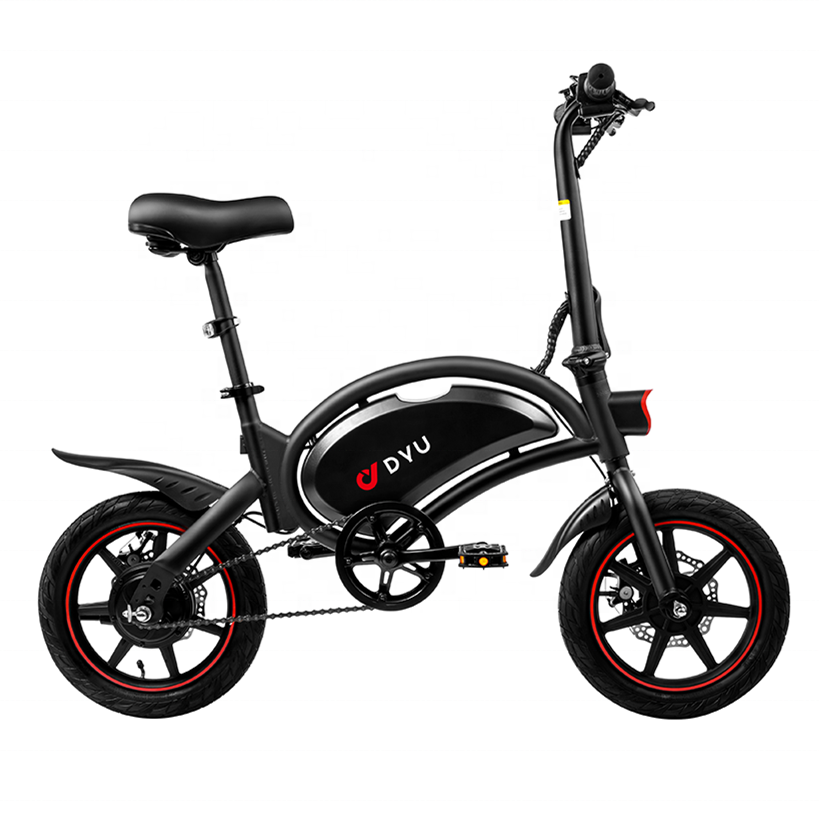 DYU Mini 2 Wheel e bicycle City ebike Motor Mountain chargers 36v Electric Bike with Lithium Battery