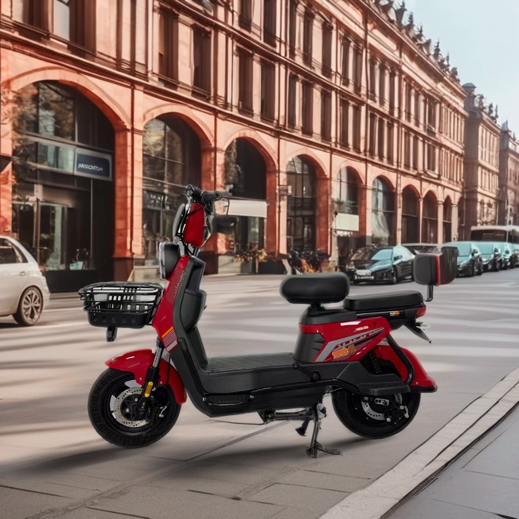 500W Foldable Electric City Bike Factory Direct Sales Adult Electric Scooters with Lead-acid Battery for Urban Commute
