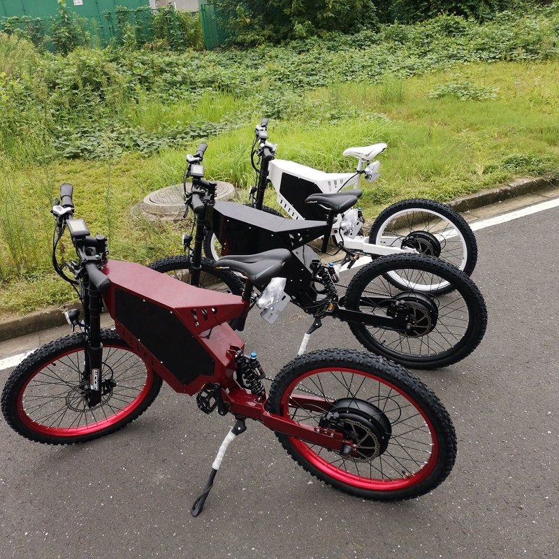 3000w 5000w 8000w 12000w 15000w Stealth Bomber Electric Bike Sur Ron Dirt Road Mountain Fat Tireel Electric City Bike