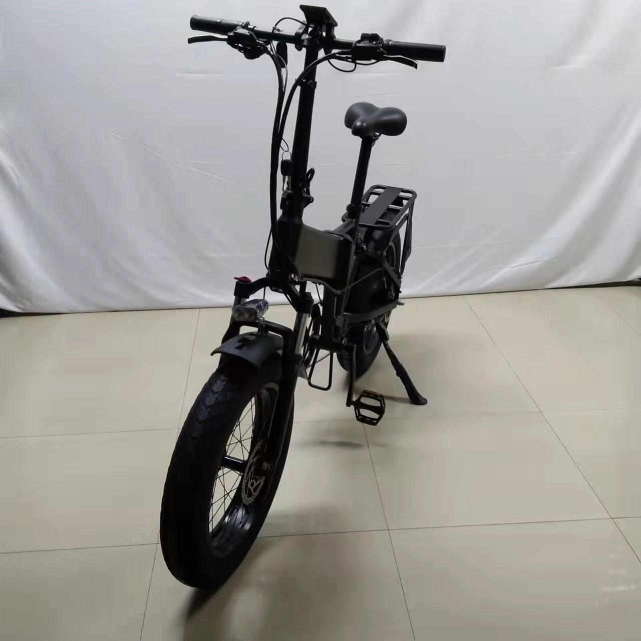 1000W Bafang Motor 52V 21Ah Electric Fat Bike City e Bike full Suspension Hydraulic brake 55km/h 20" Electric Folding Bike